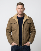 Camel Cotton Field Jacket | GRAND London