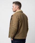 Camel Cotton Field Jacket | GRAND London