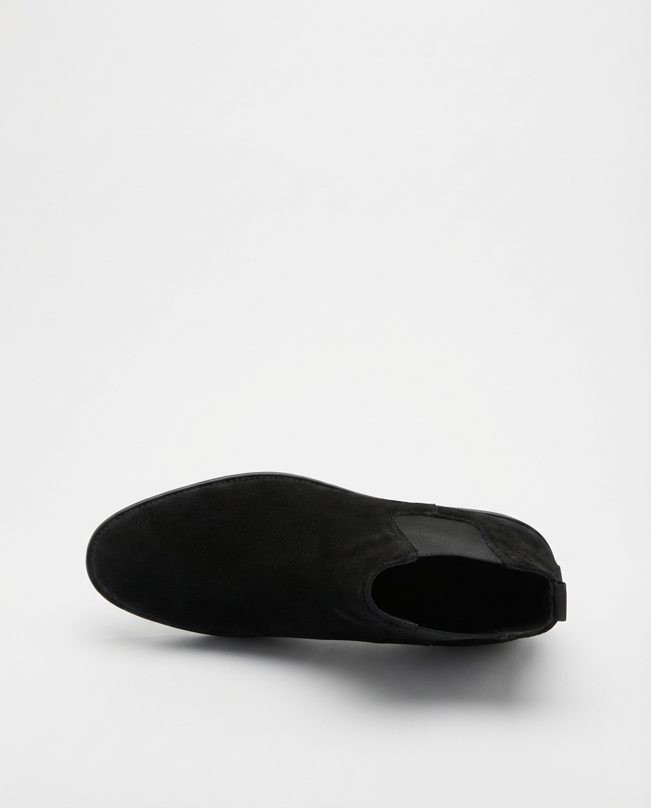 Black Suede Look Chelsea Boots | GRAND London