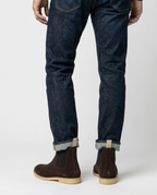 Dark Brown Suede Look Chelsea Boots | GRAND London