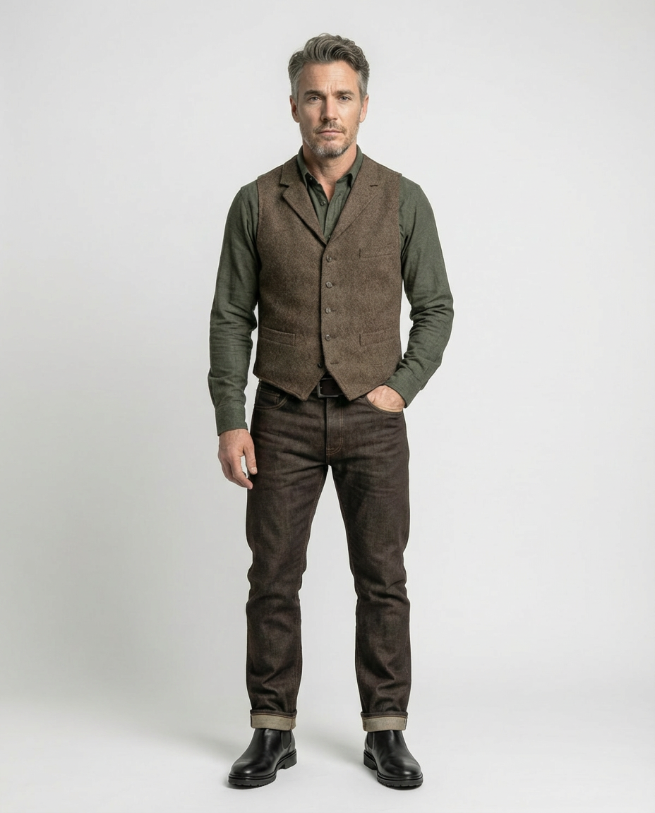 Black Men's Classic Chelsea Boots | GRAND London