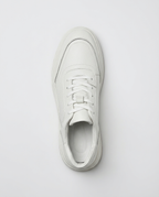 White - Leather Low-Top Trainers | GRAND London