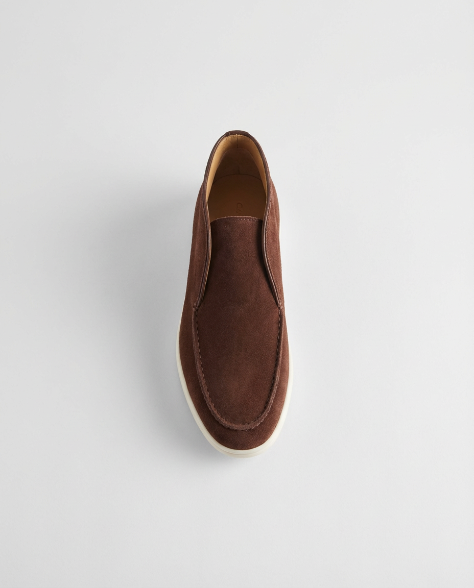 Brown Moc-Toe Chukka Trainers | GRAND London