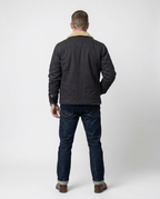 Grey Cotton Field Jacket | GRAND London