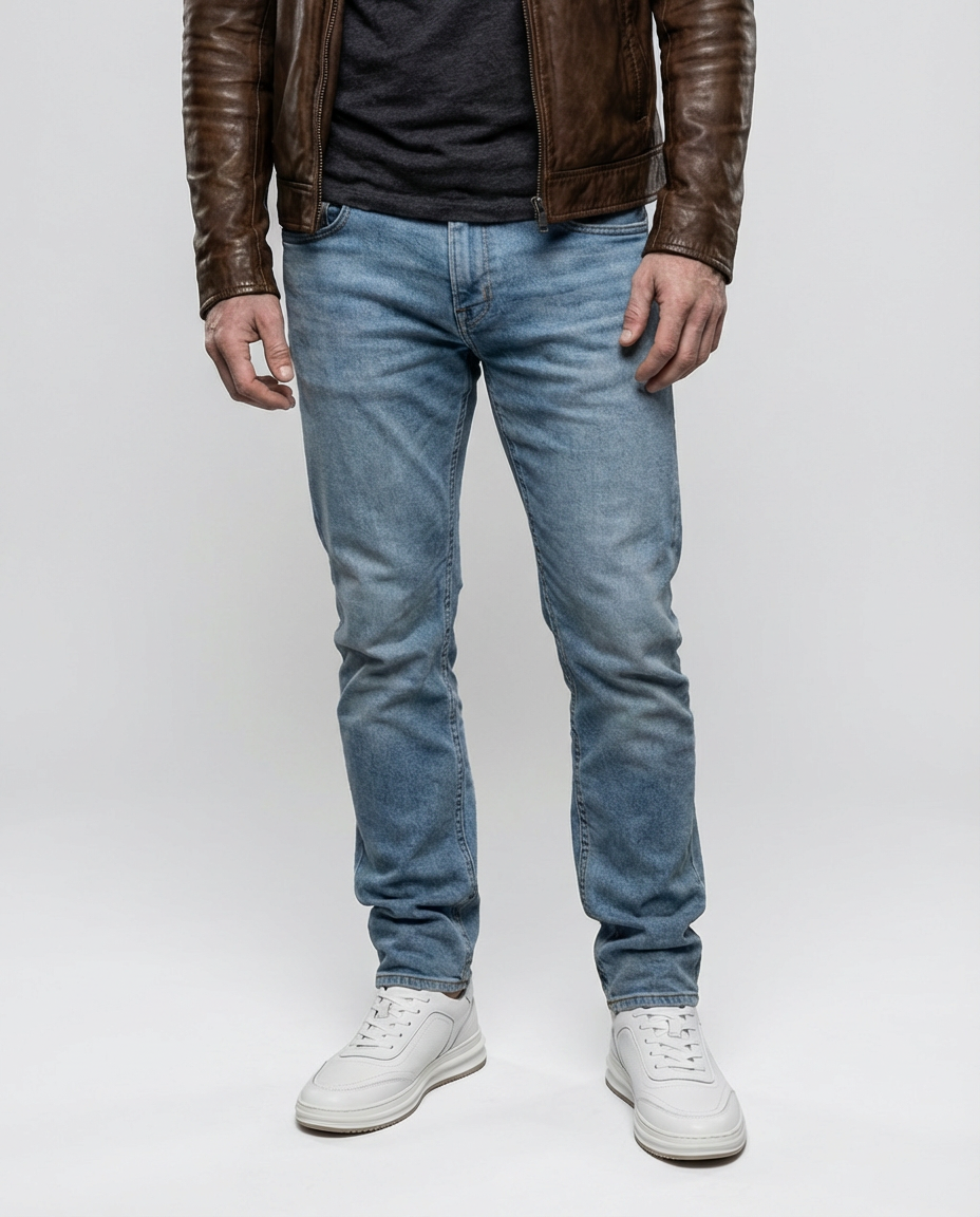 White - Leather Low-Top Trainers | GRAND London