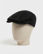 Suede Look Flat Cap | GRAND London