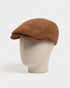 Suede Look Flat Cap | GRAND London