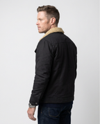 Black Cotton Field Jacket | GRAND London