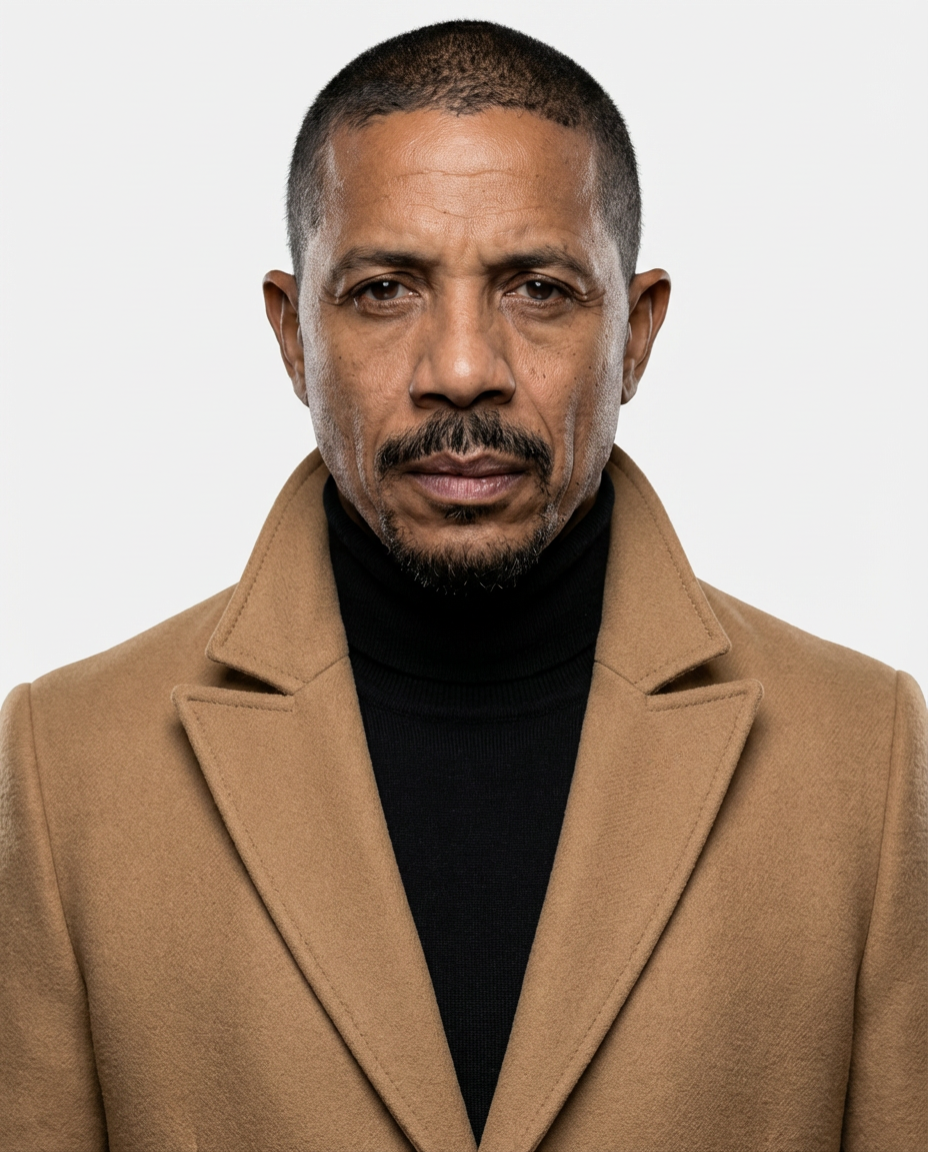 Camel Fitted Single-Breasted Overcoat | GRAND London