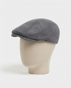Suede Look Flat Cap | GRAND London