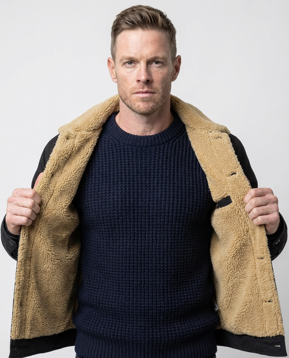 Black Cotton Field Jacket | GRAND London