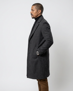 Fitted Single-Breasted Overcoat