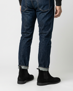 Black Suede Look Chelsea Boots | GRAND London