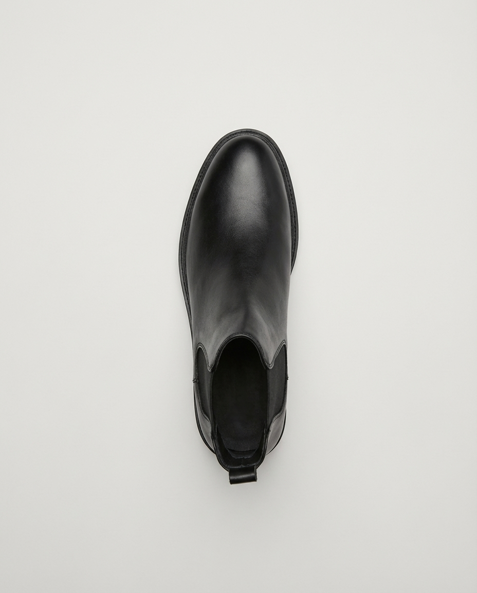 Black Men's Classic Chelsea Boots | GRAND London