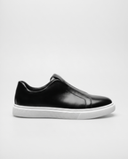 Black Slip-On Cupsole Trainers | GRAND London