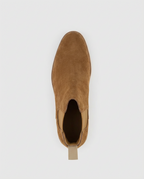 Brown Suede Look Chelsea Boots | GRAND London