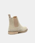 Beige Suede Look Chelsea Boots | GRAND London