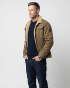 Camel Cotton Field Jacket | GRAND London