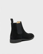 Black Suede Look Chelsea Boots | GRAND London